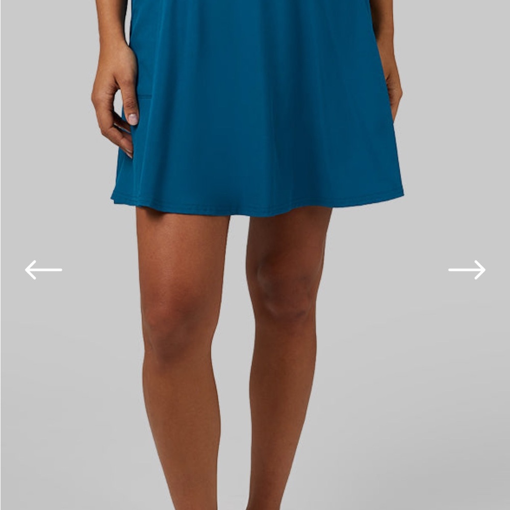 Teal Blue Athletic Tennis Skort